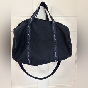 Credit Suisse Scarborough & Tweed Navy Canvas Bankers Bag USA